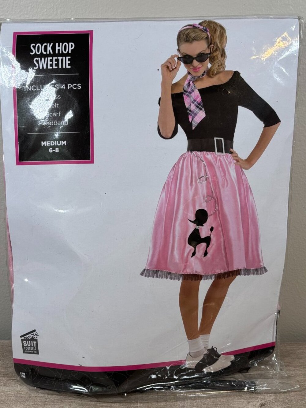 Sock Hop Sweetie 50's Retro Poodle Skirt Halloween Costume